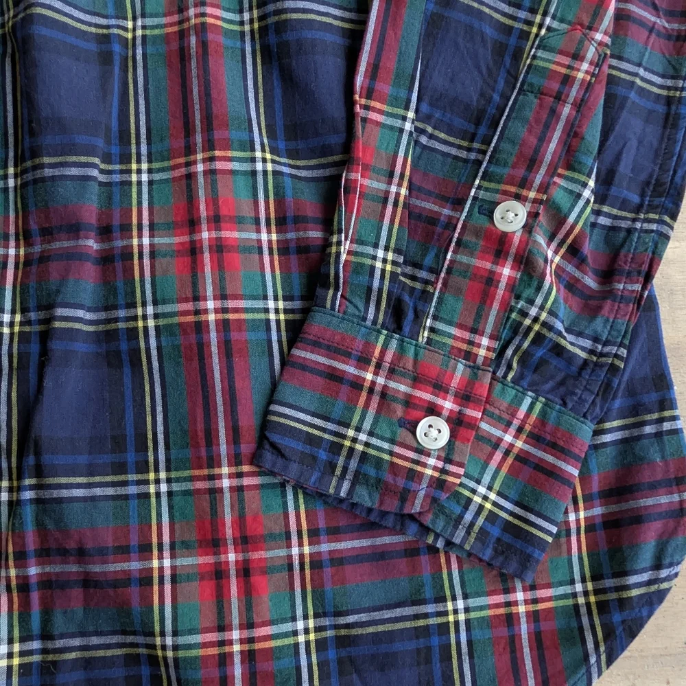 Ralph Lauren Plaid Dress Shirt NEW w/‎ Tags Size Large 16/18